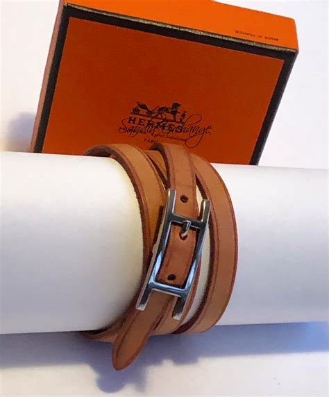 hermes leather cuff|authentic hermes bracelets.